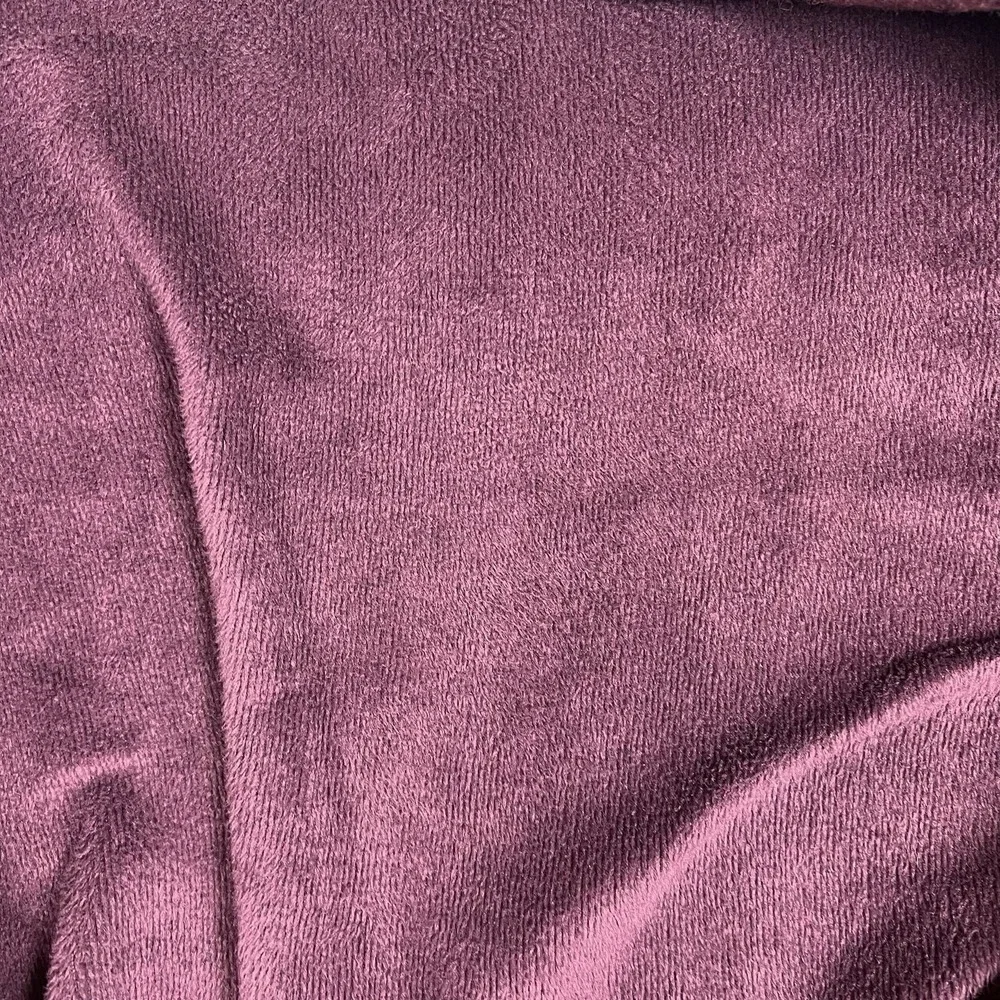 UGG Plush Fleece Belted Robe Bathrobe Womens Medium Burgundy Lounge Cozy Shawl - Picture 10 of 16